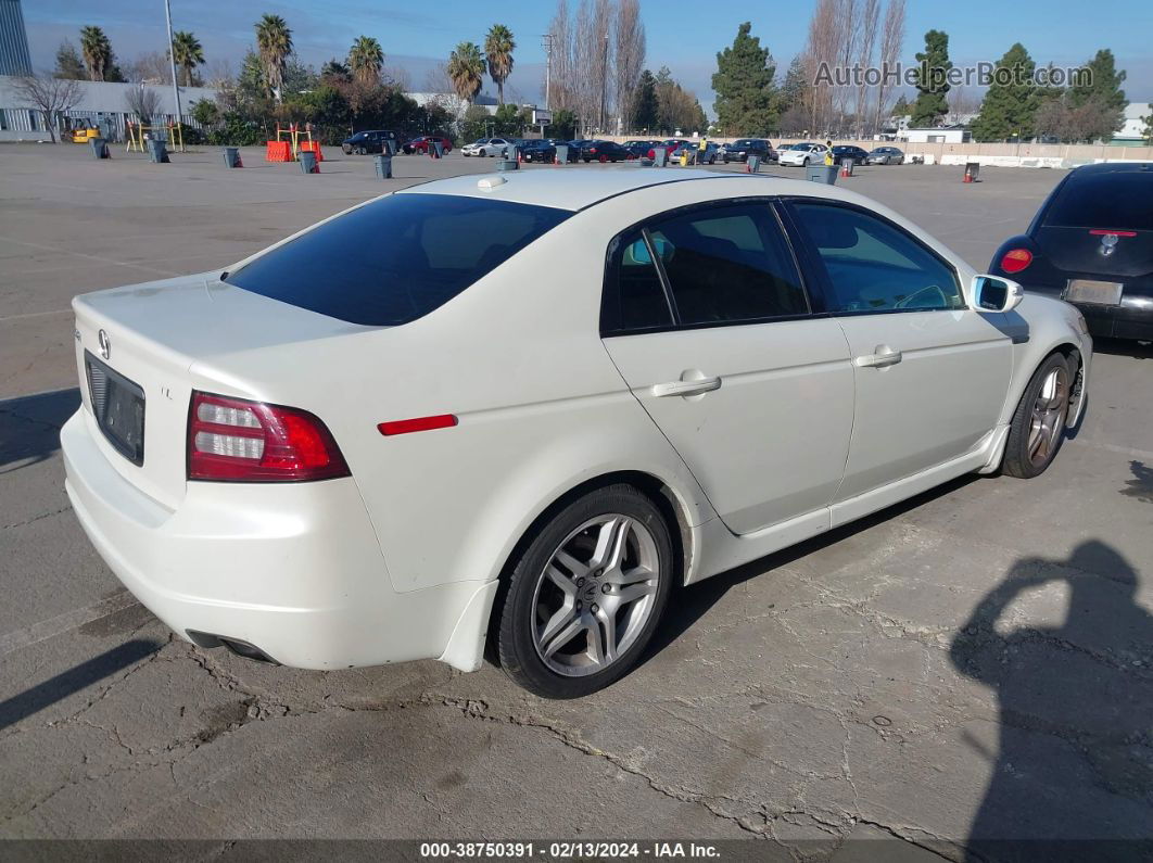 2008 Acura Tl 3.2 White vin: 19UUA66298A053152