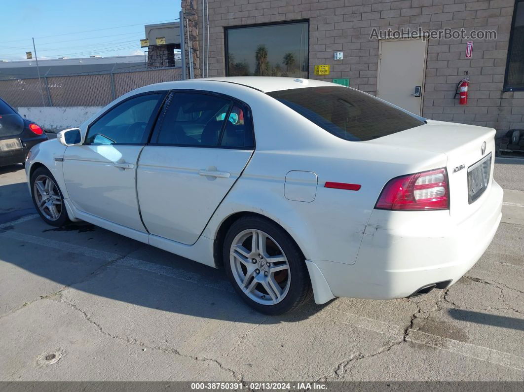 2008 Acura Tl 3.2 White vin: 19UUA66298A053152