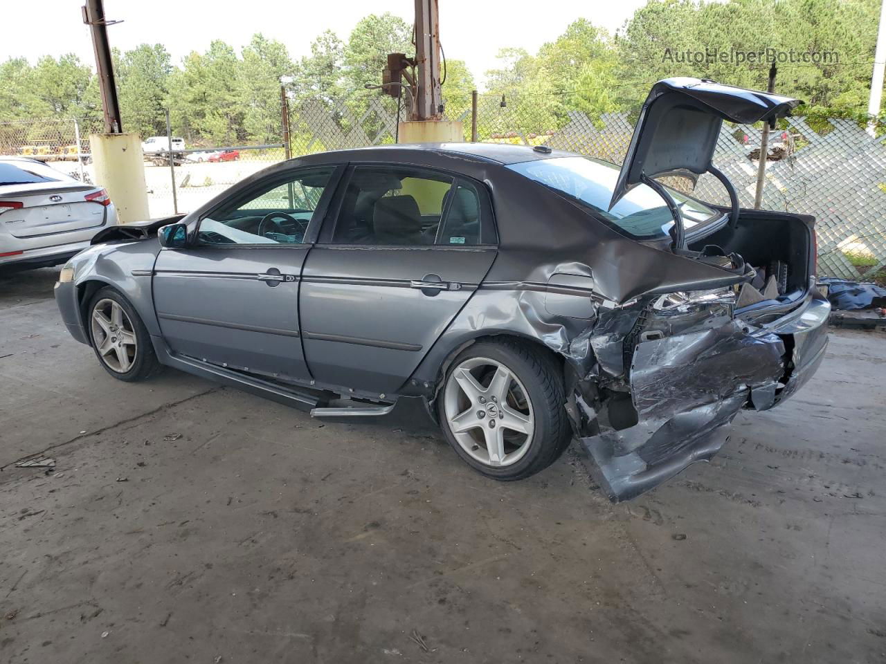 2005 Acura Tl  Gray vin: 19UUA662X5A007969