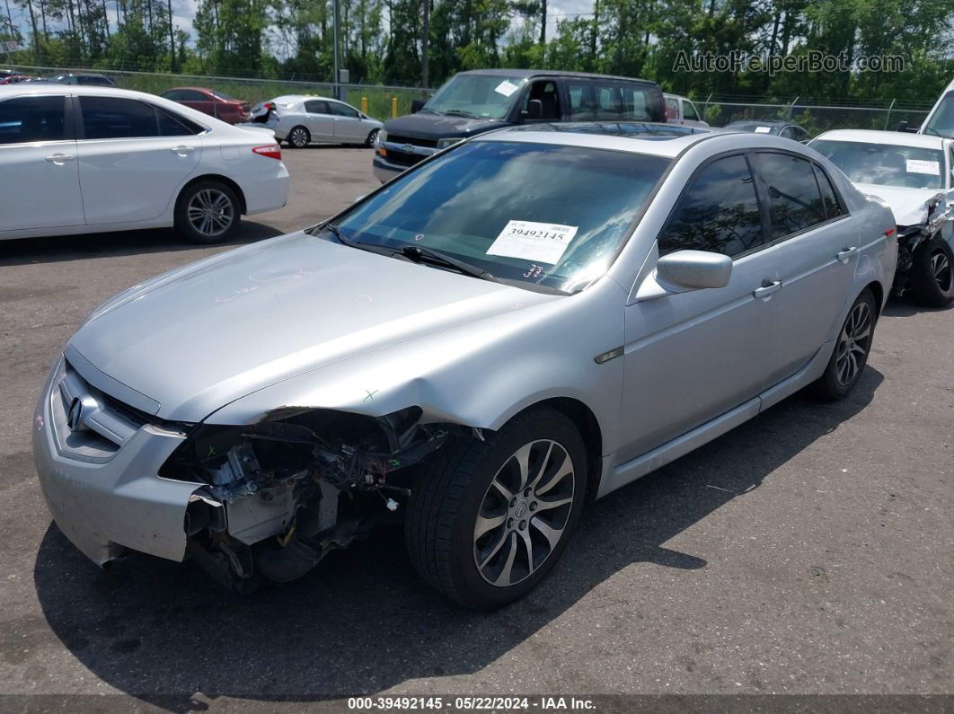 2005 Acura Tl   Silver vin: 19UUA662X5A013142