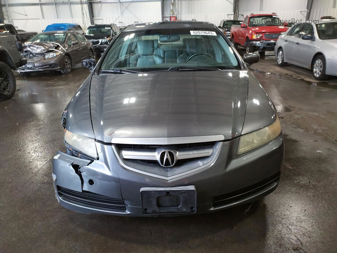 2005 Acura Tl  Silver vin: 19UUA662X5A015831