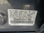 2005 Acura Tl  Charcoal vin: 19UUA662X5A017692