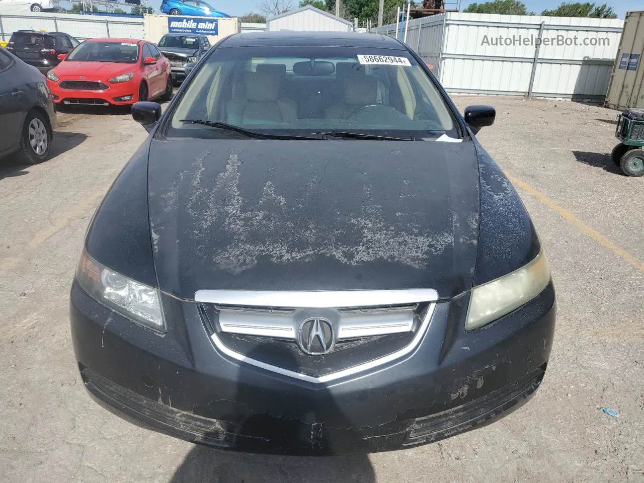 2005 Acura Tl  Black vin: 19UUA662X5A024397