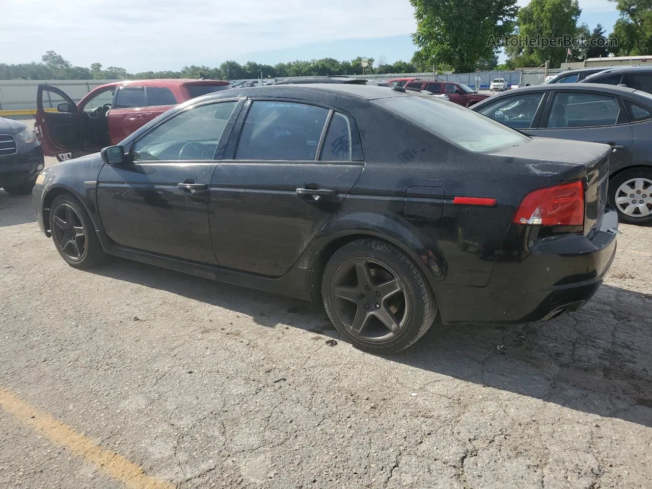 2005 Acura Tl  Black vin: 19UUA662X5A024397