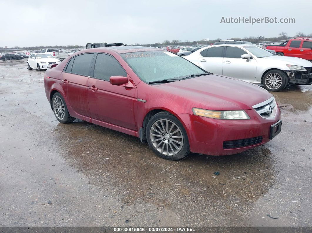 2005 Acura Tl   Red vin: 19UUA662X5A029163