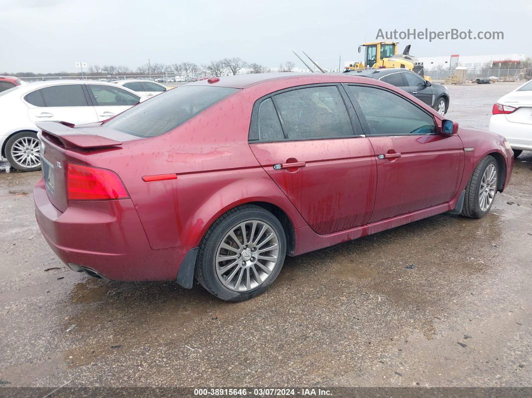 2005 Acura Tl   Red vin: 19UUA662X5A029163