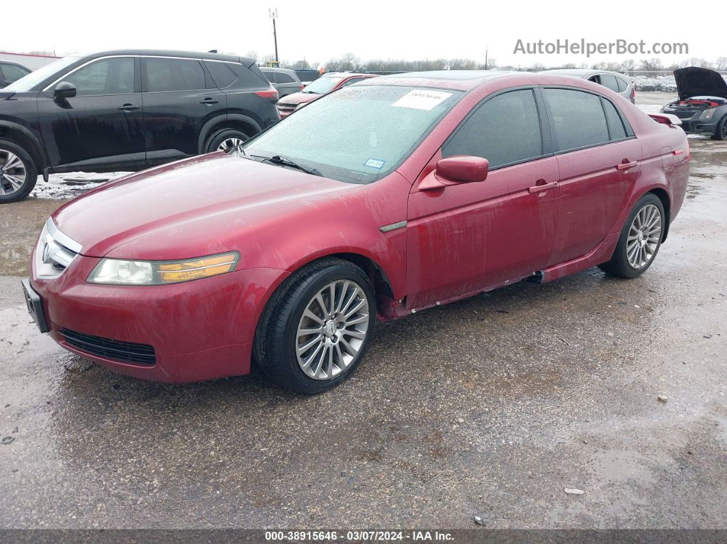 2005 Acura Tl   Red vin: 19UUA662X5A029163