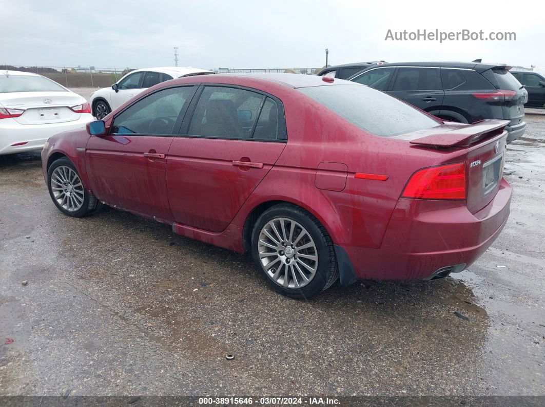 2005 Acura Tl   Red vin: 19UUA662X5A029163