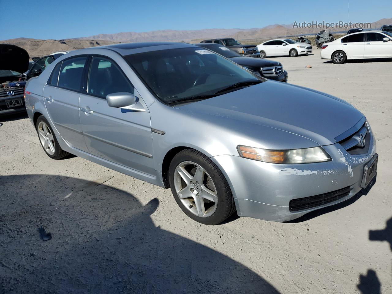 2005 Acura Tl  Серый vin: 19UUA662X5A034721