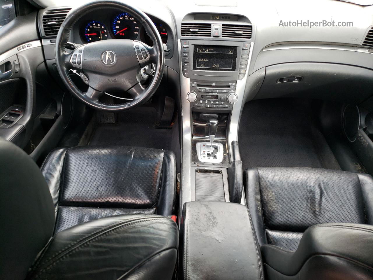 2005 Acura Tl  Черный vin: 19UUA662X5A040843