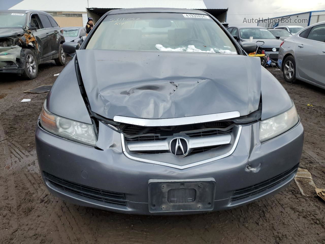 2005 Acura Tl  Silver vin: 19UUA662X5A041183