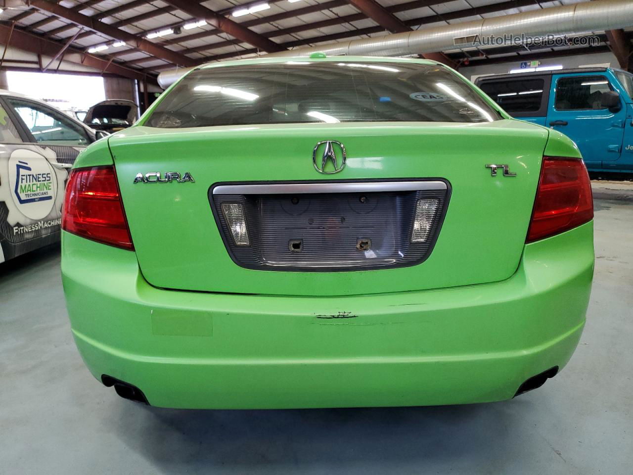 2005 Acura Tl  Green vin: 19UUA662X5A046674