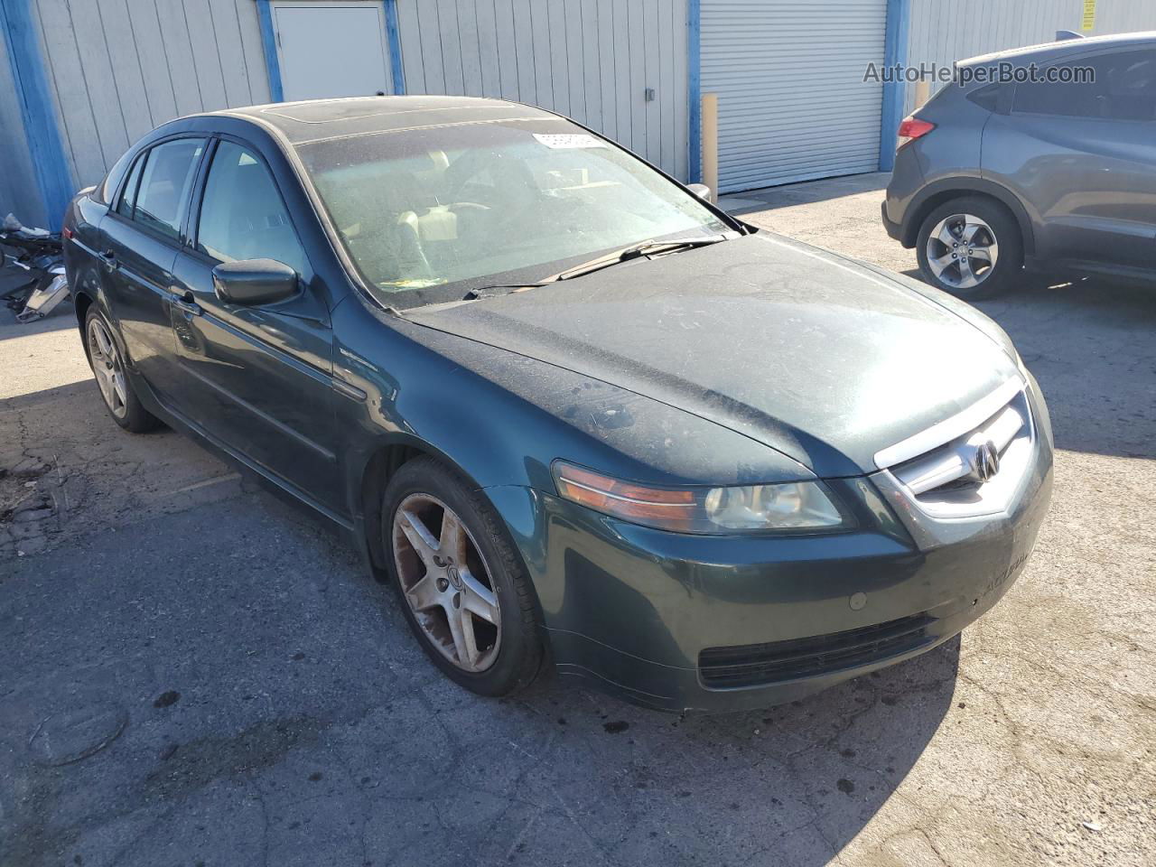 2005 Acura Tl  Green vin: 19UUA662X5A055908