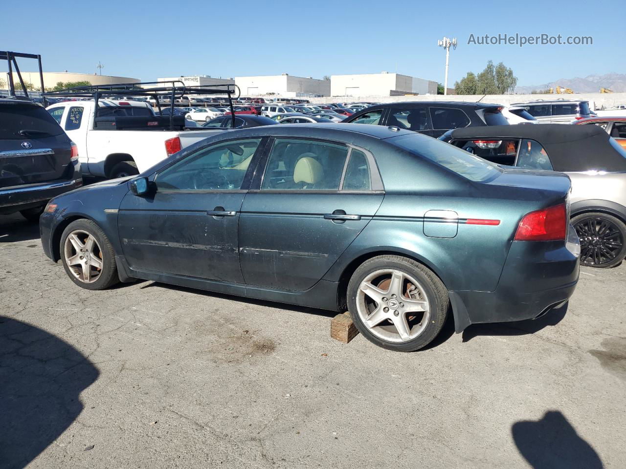 2005 Acura Tl  Зеленый vin: 19UUA662X5A055908