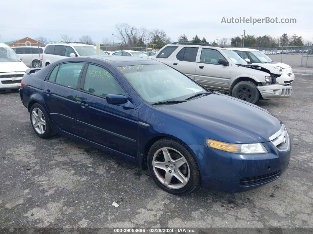 2005 Acura Tl   Синий vin: 19UUA662X5A060204