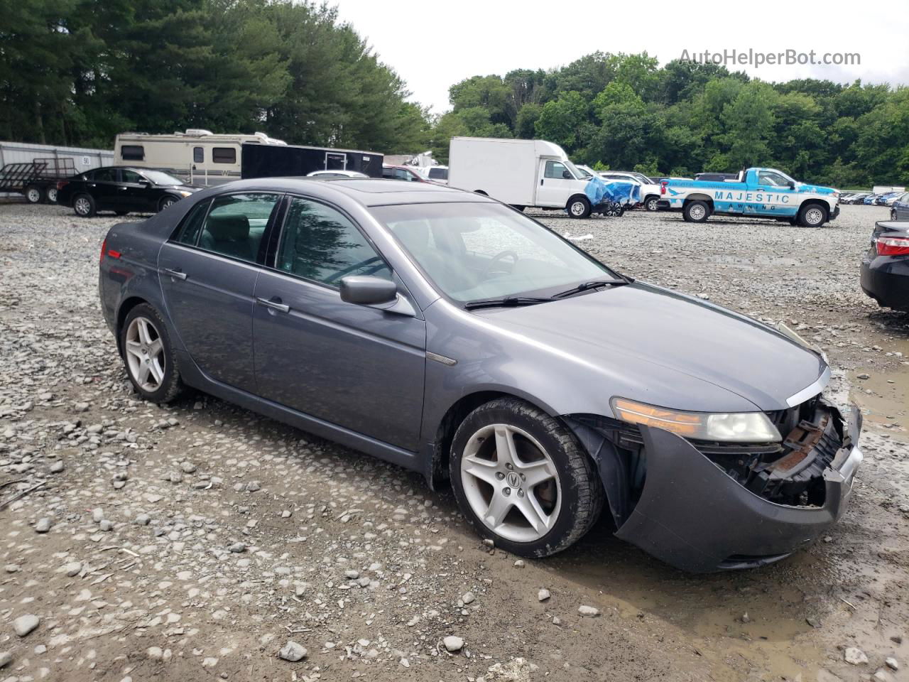 2005 Acura Tl  Gray vin: 19UUA662X5A071039