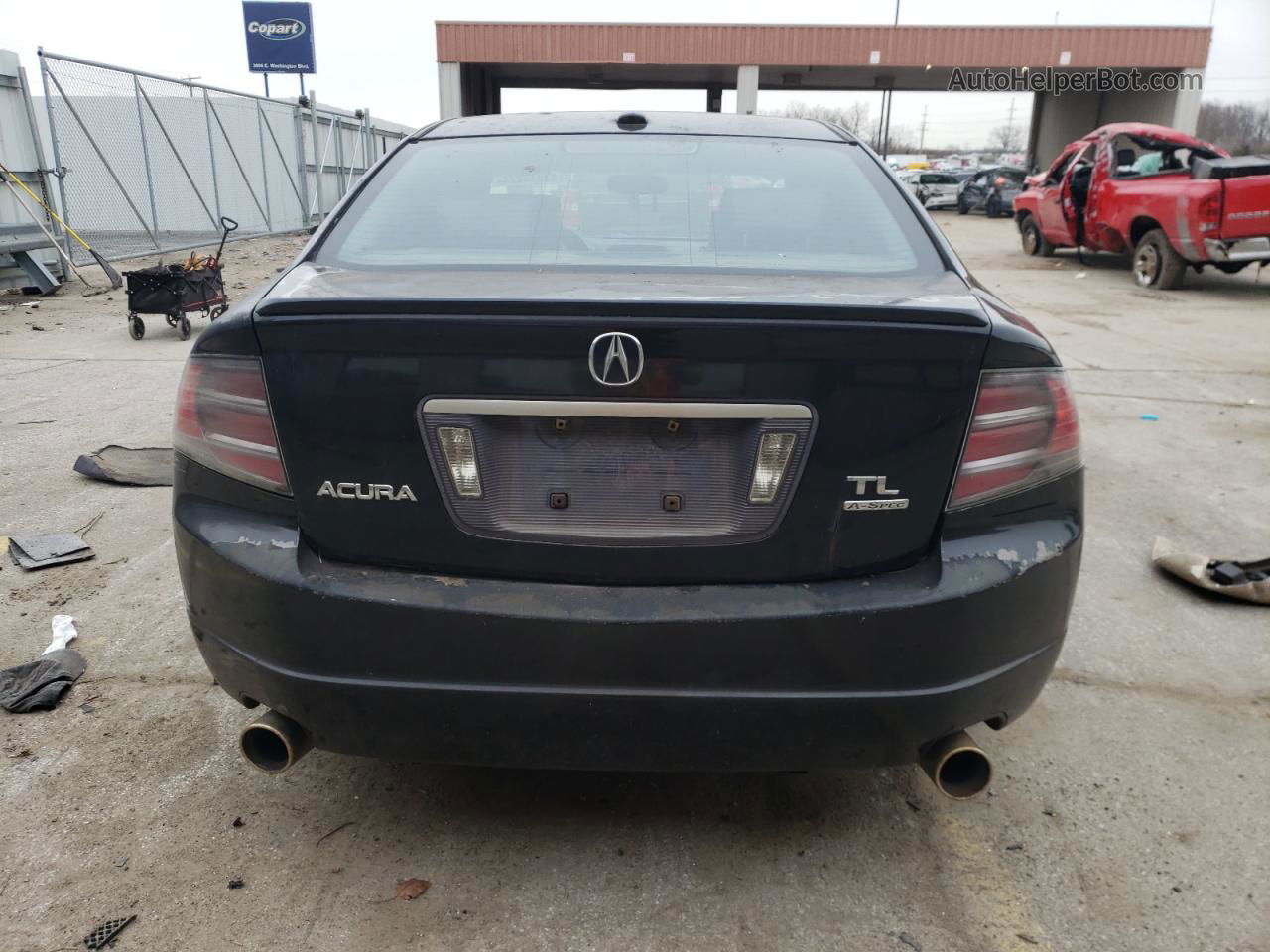 2005 Acura Tl  Black vin: 19UUA662X5A081215