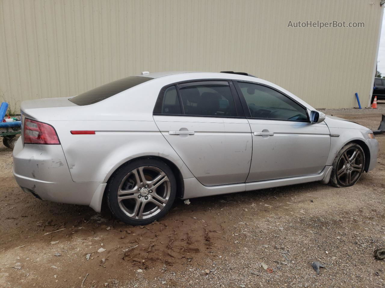 2008 Acura Tl  Silver vin: 19UUA662X8A016935