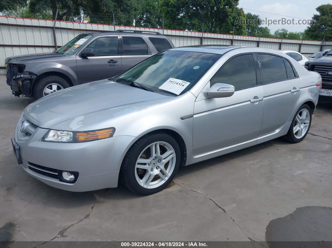 2008 Acura Tl 3.2 Silver vin: 19UUA662X8A025473