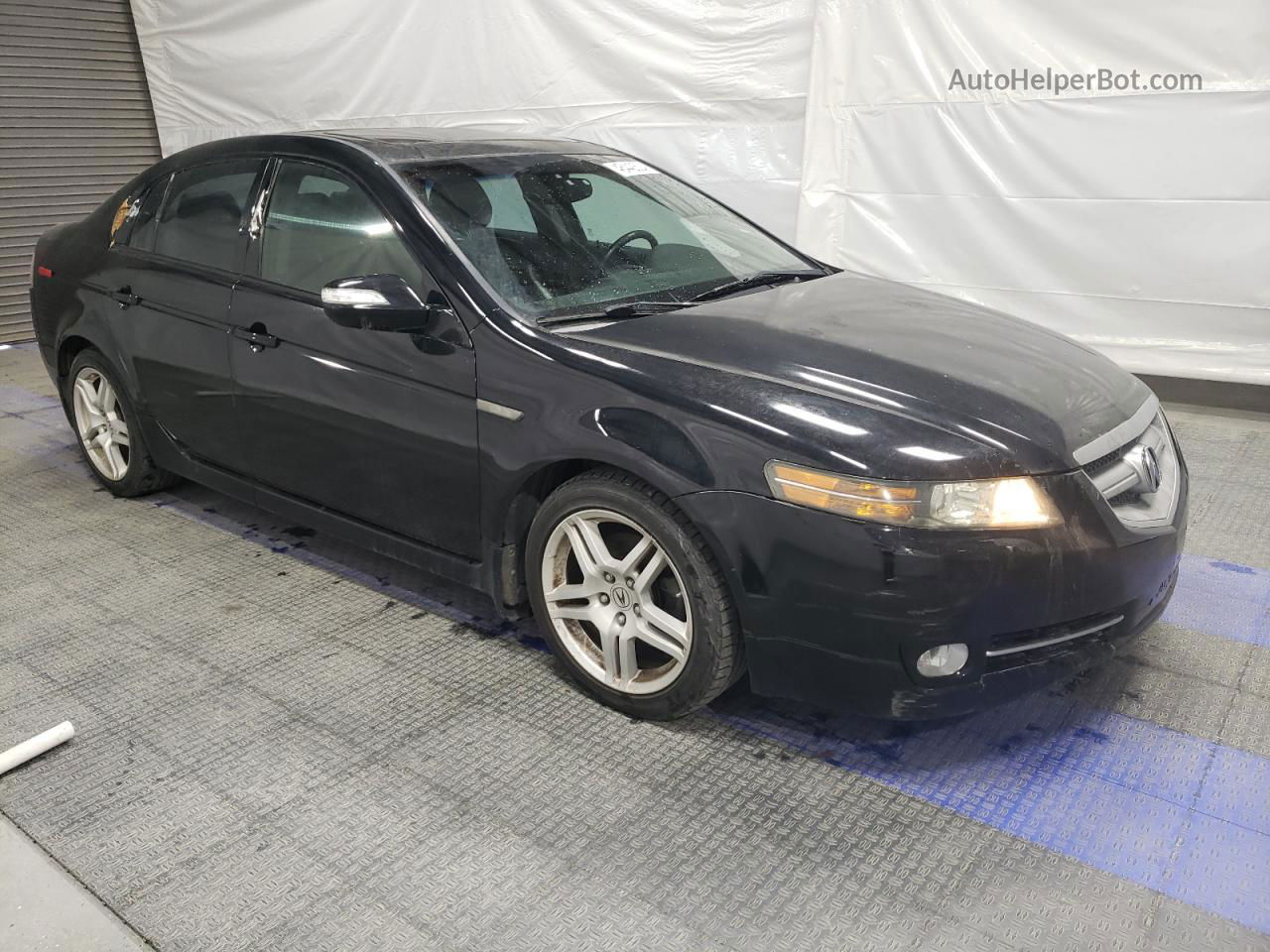 2008 Acura Tl  Black vin: 19UUA662X8A035405