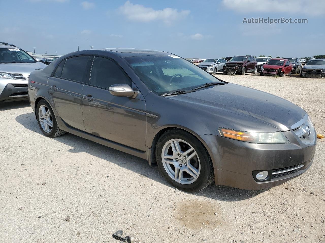 2008 Acura Tl  Gray vin: 19UUA662X8A043682