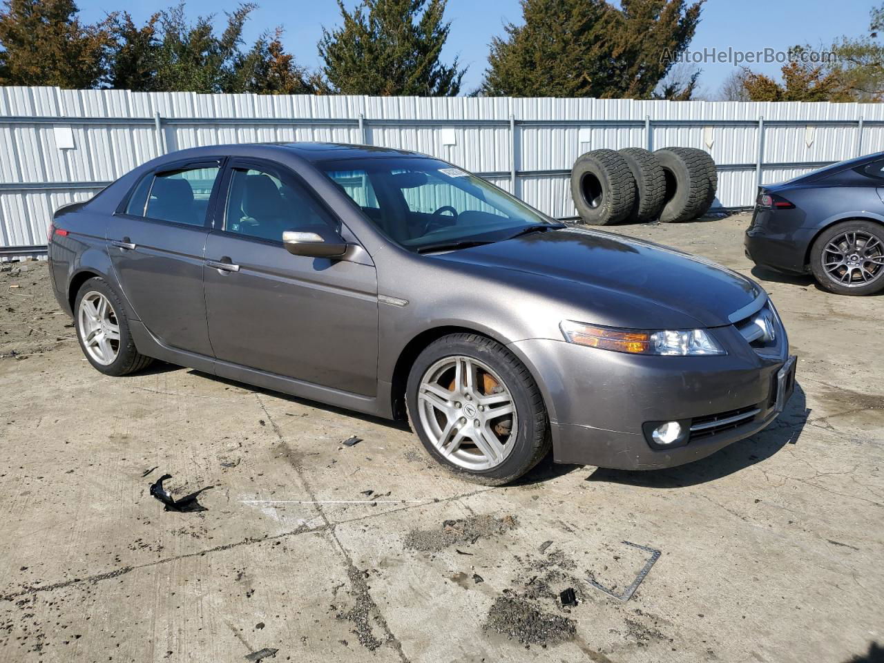 2008 Acura Tl  Charcoal vin: 19UUA662X8A051376