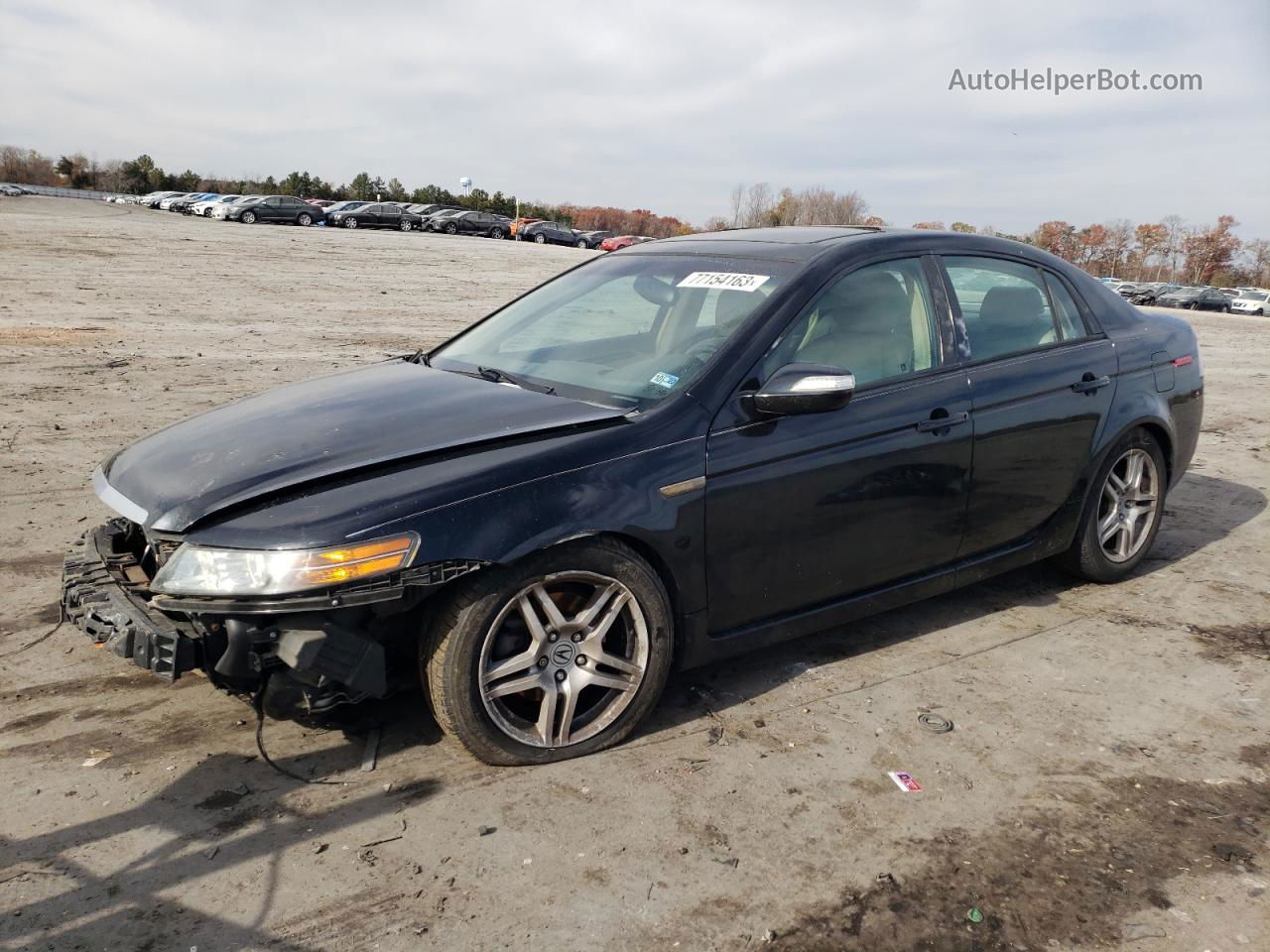 2008 Acura Tl  Black vin: 19UUA662X8A053337