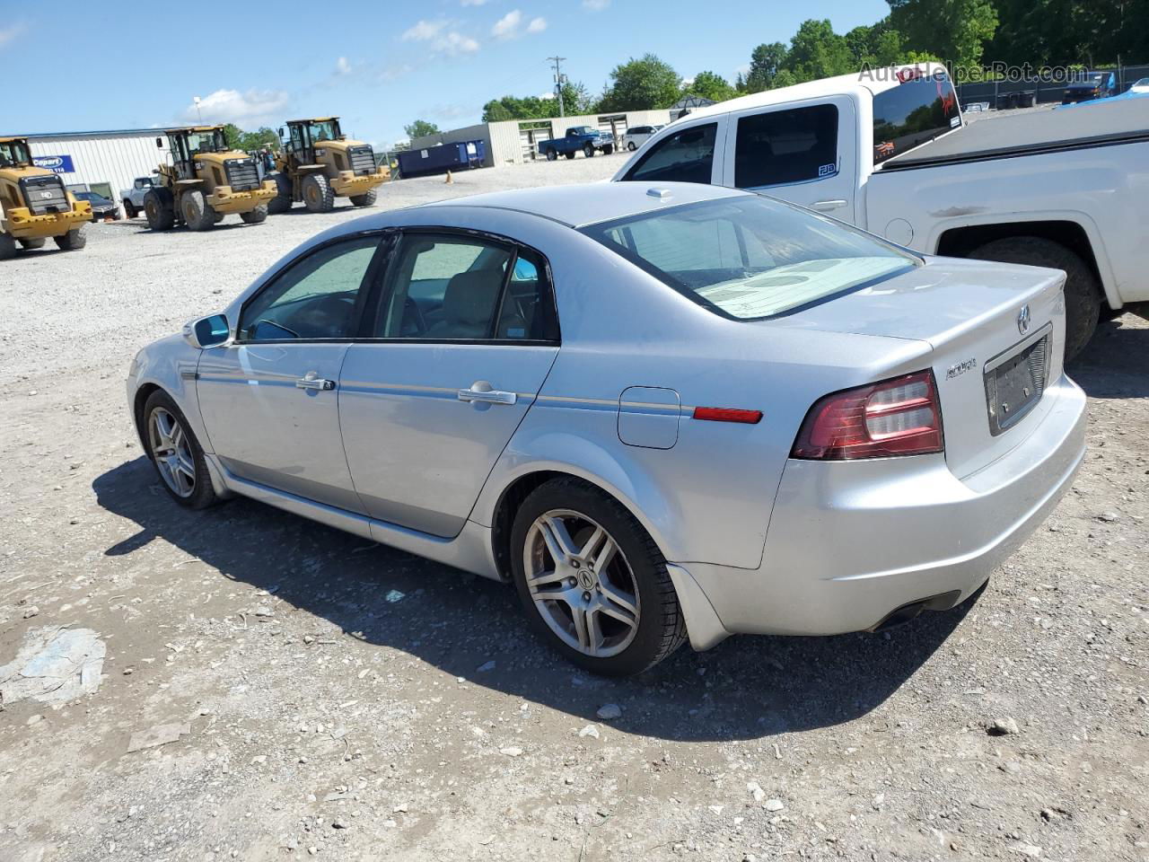 2008 Acura Tl  Silver vin: 19UUA662X8A054942