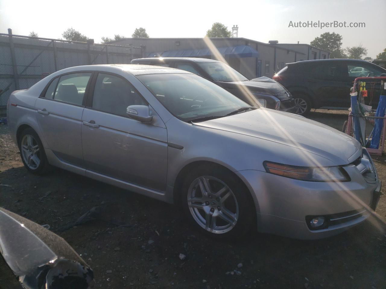 2008 Acura Tl  Silver vin: 19UUA662X8A056058