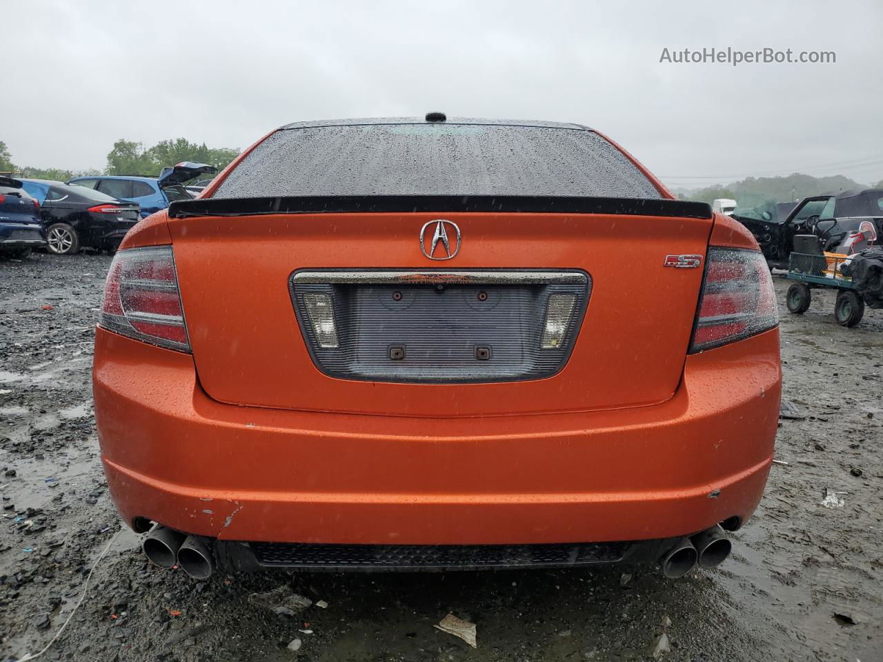 2008 Acura Tl Type S Orange vin: 19UUA75568A011295