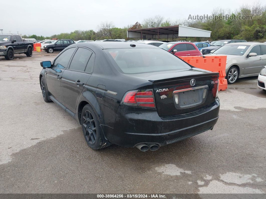 2008 Acura Tl Type S Black vin: 19UUA76508A017270