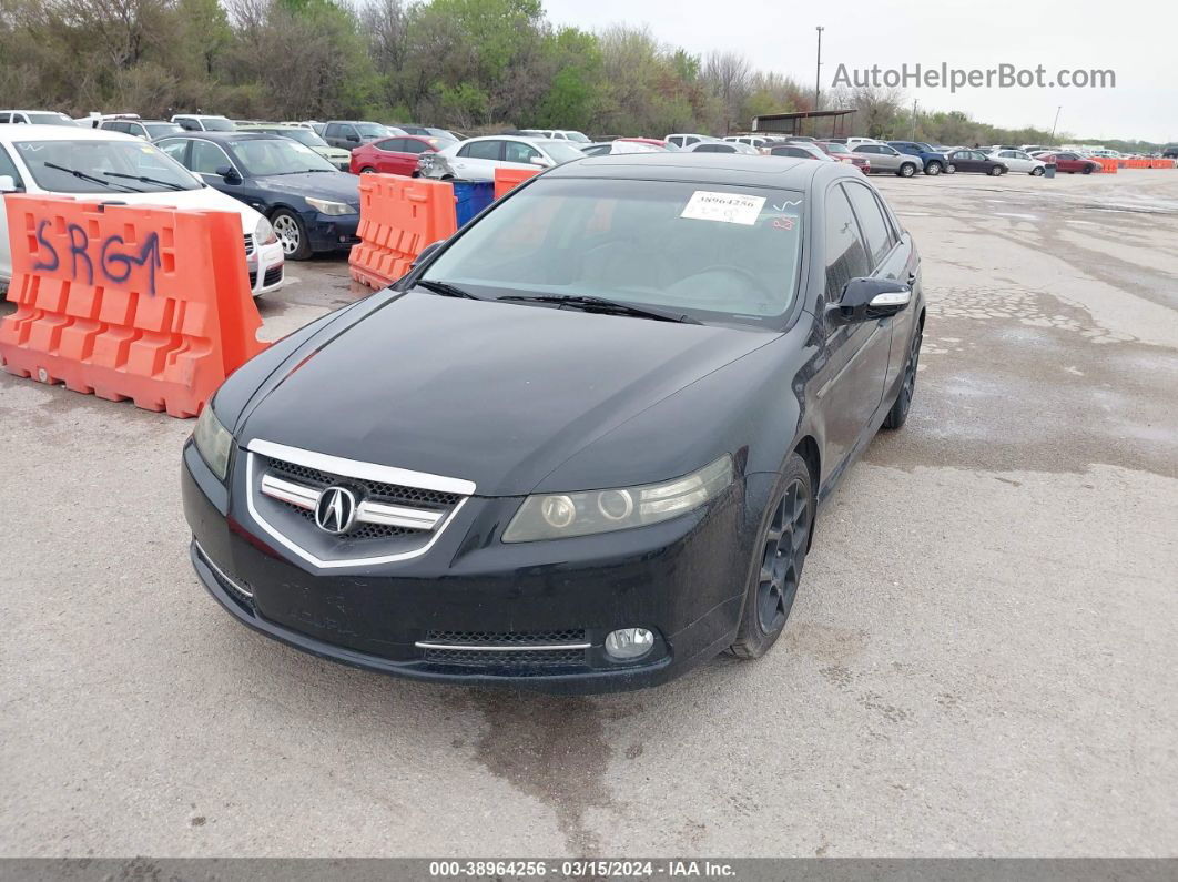 2008 Acura Tl Type S Black vin: 19UUA76508A017270