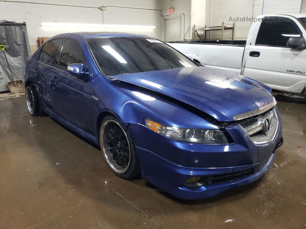 2008 Acura Tl Type S Синий vin: 19UUA76508A039432