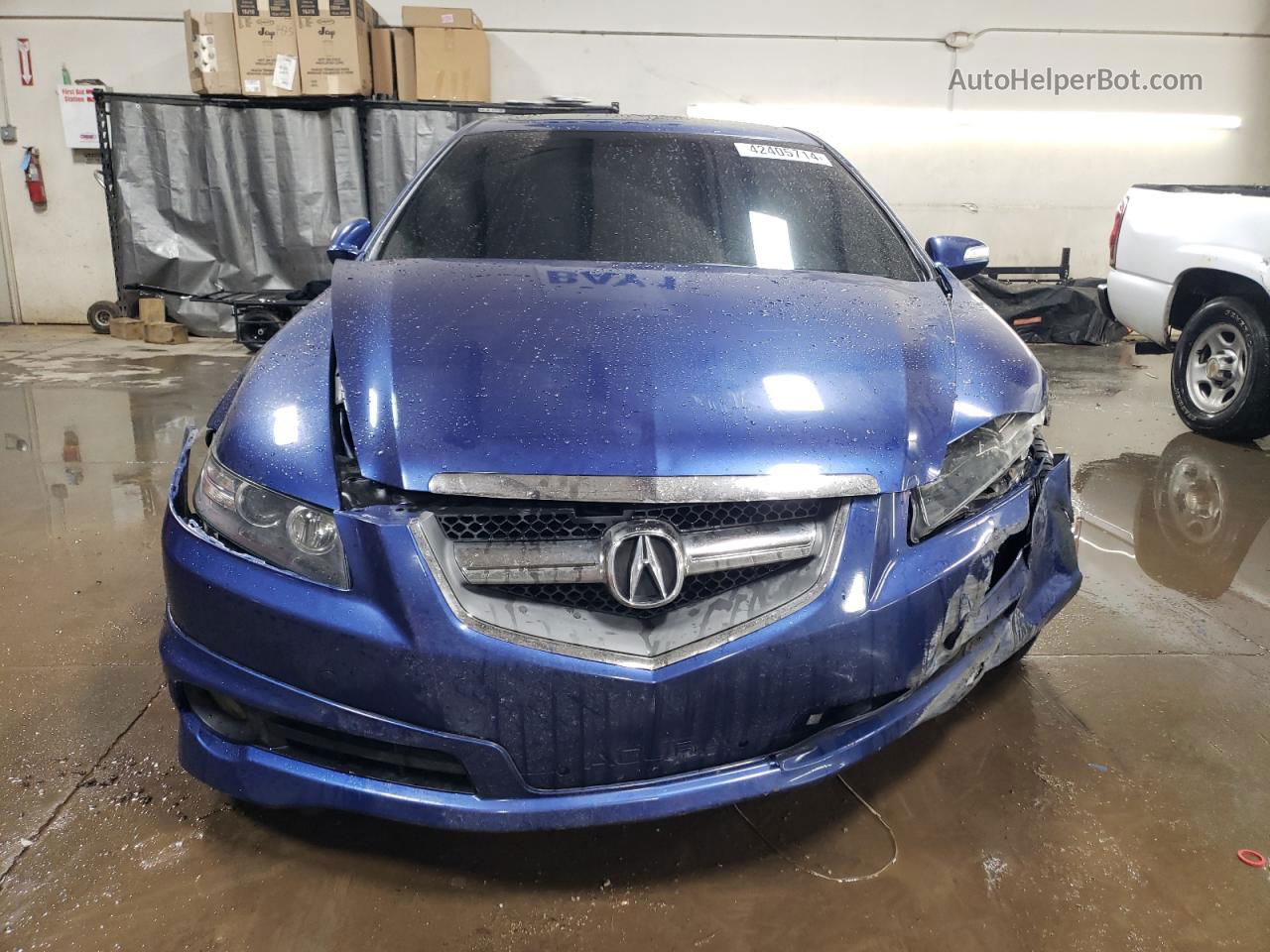 2008 Acura Tl Type S Blue vin: 19UUA76508A039432