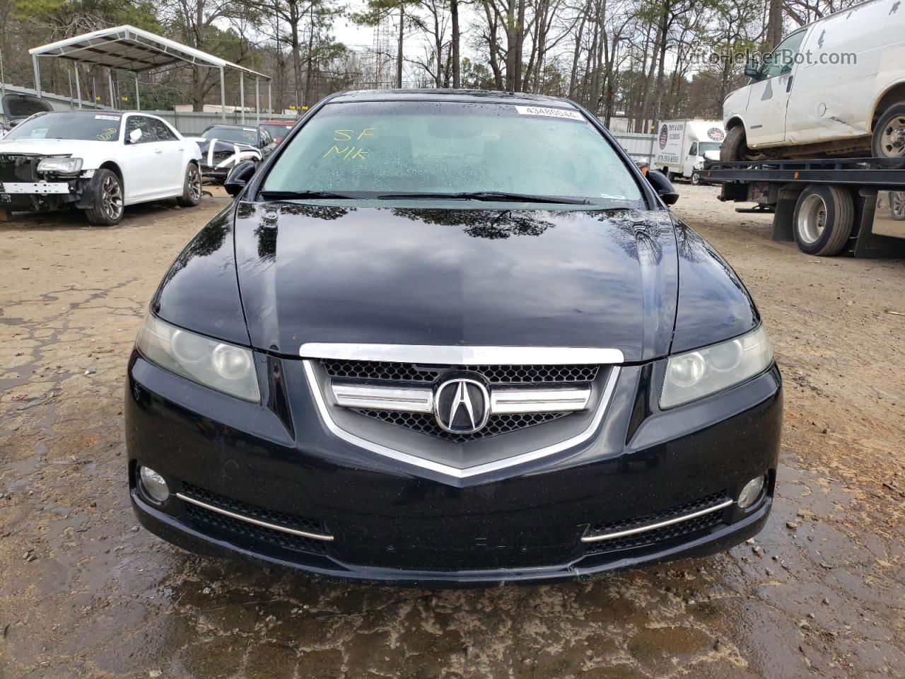 2008 Acura Tl Type S Черный vin: 19UUA76518A014992