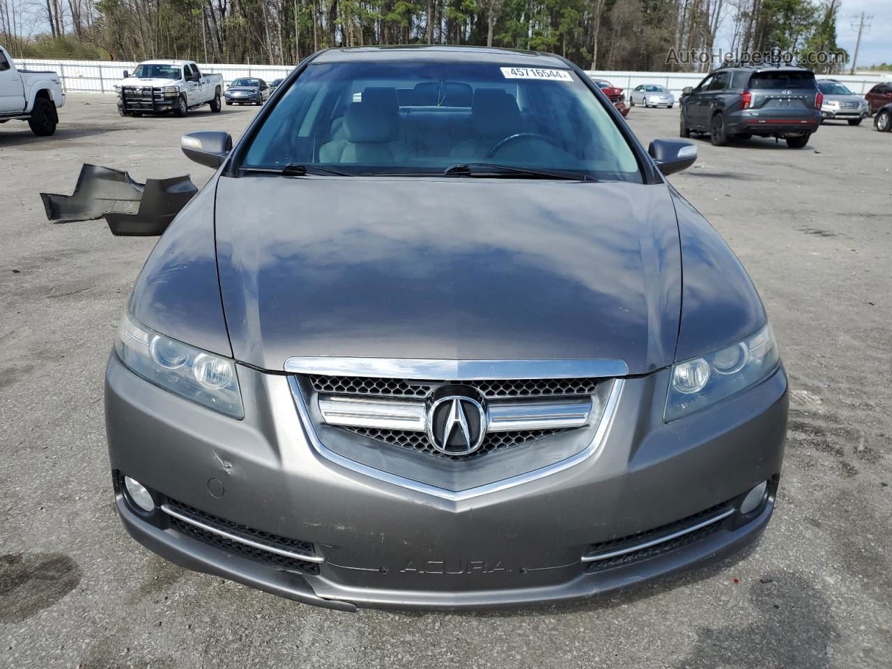 2008 Acura Tl Type S Brown vin: 19UUA76518A021036