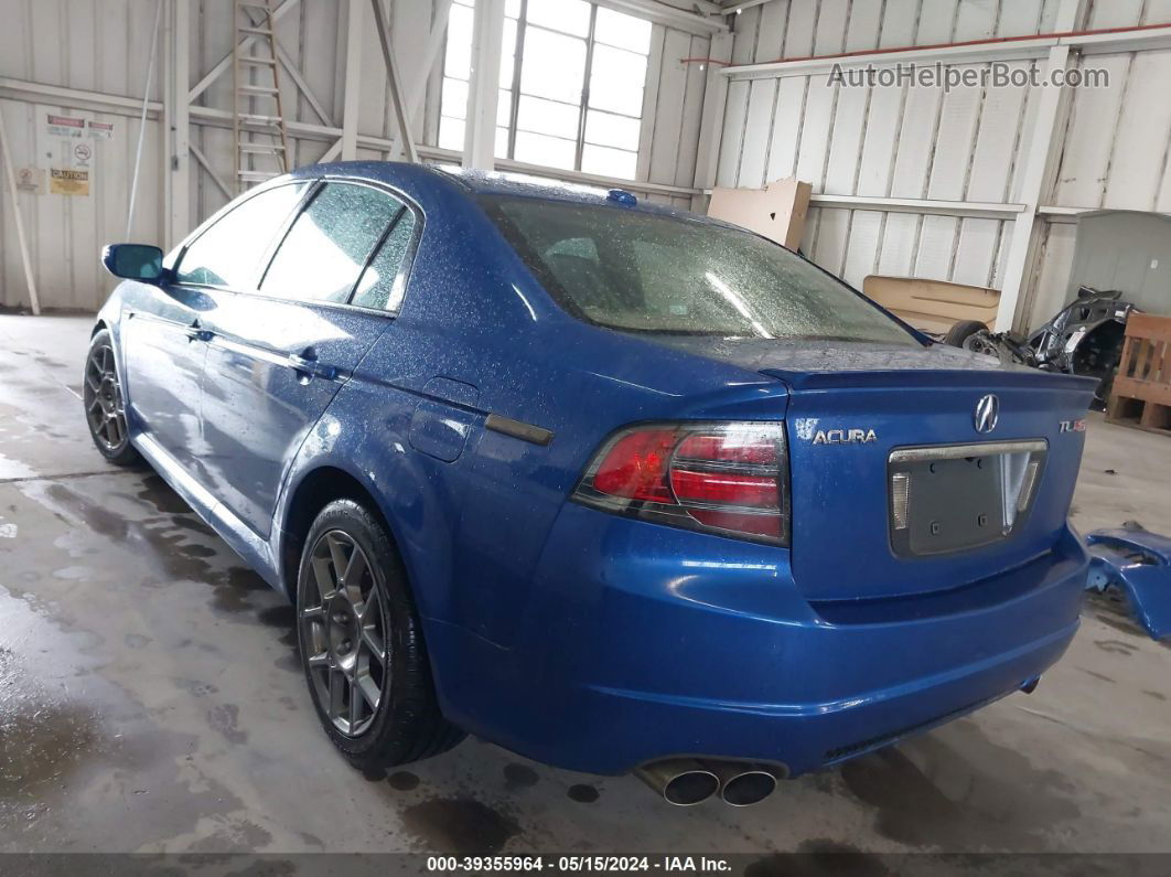 2008 Acura Tl Type S Blue vin: 19UUA76518A021716