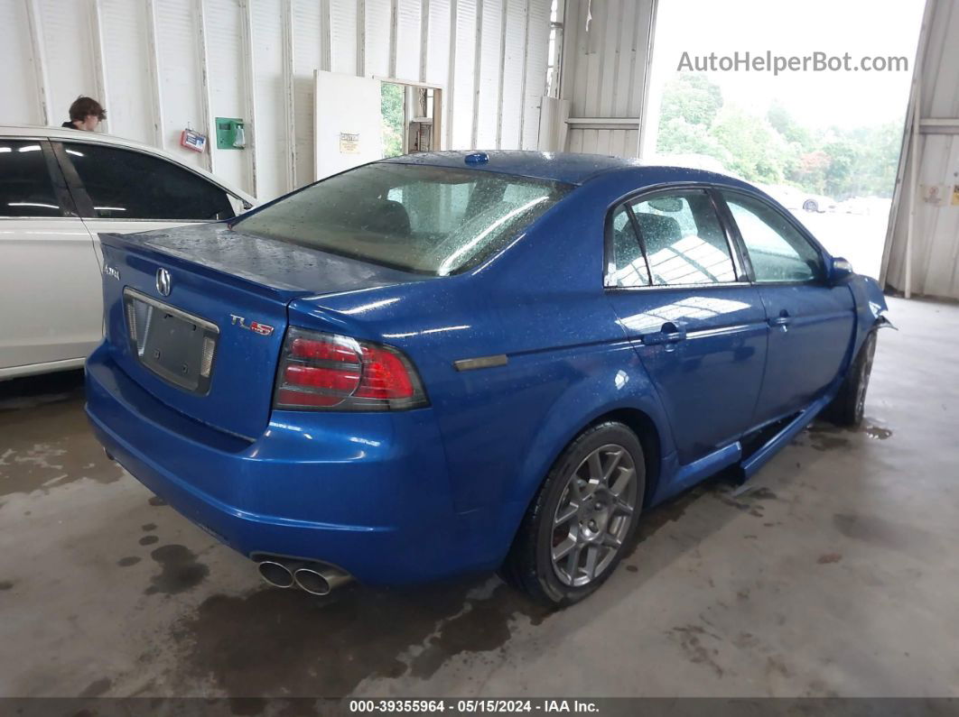 2008 Acura Tl Type S Blue vin: 19UUA76518A021716