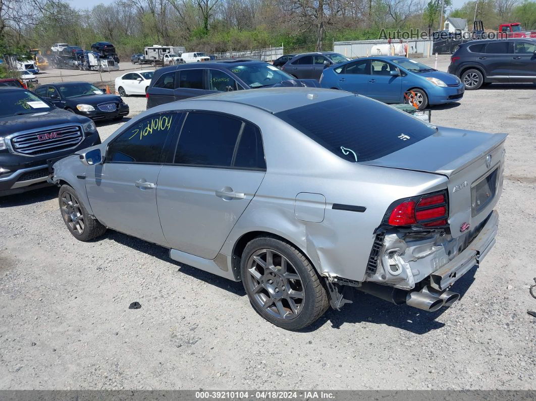 2008 Acura Tl Type S Silver vin: 19UUA76518A025071