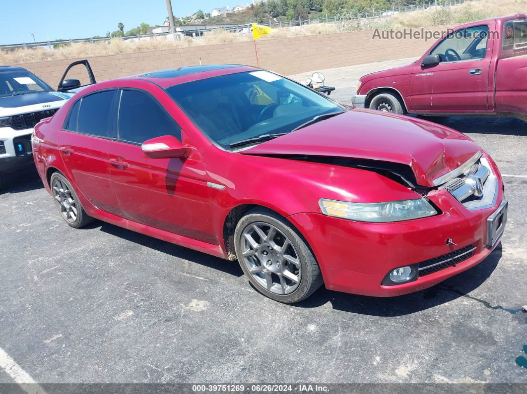 2008 Acura Tl Type S Красный vin: 19UUA76528A011874