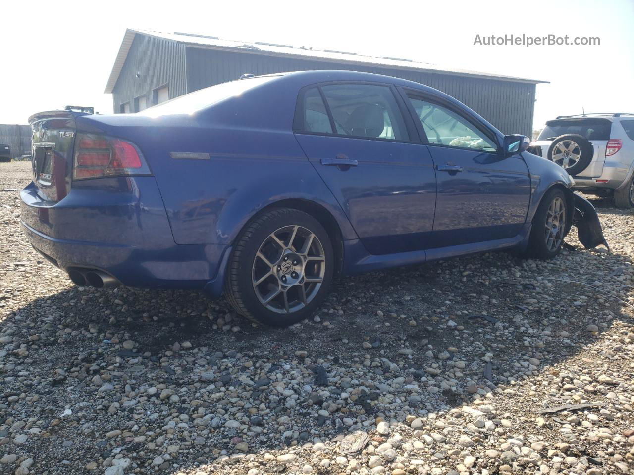 2008 Acura Tl Type S Blue vin: 19UUA76528A020977