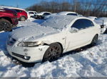 2008 Acura Tl Type S White vin: 19UUA76528A042557