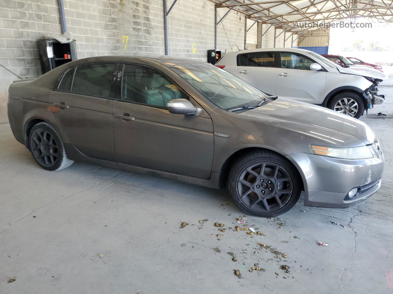 2008 Acura Tl Type S Gray vin: 19UUA76528A052697