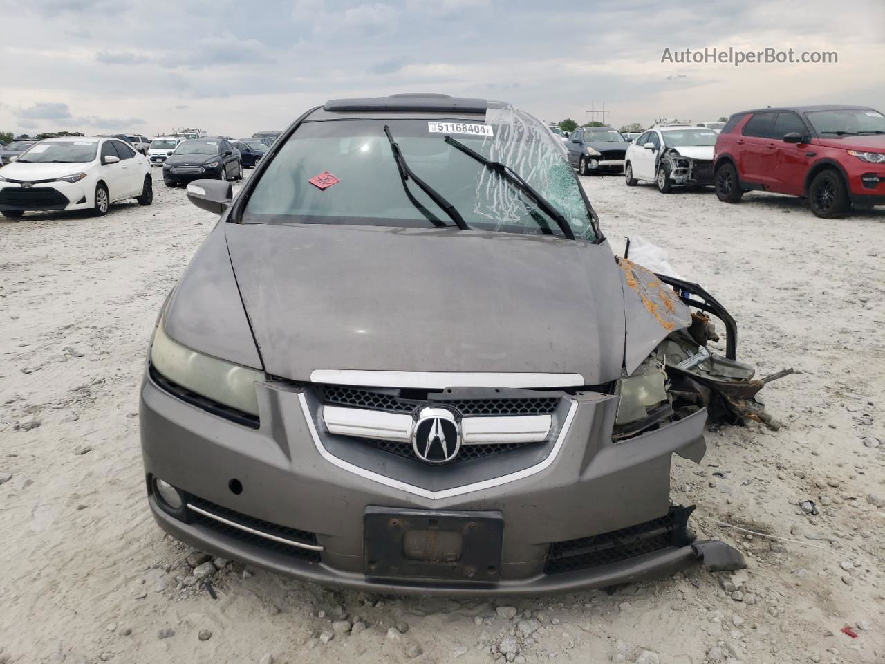 2008 Acura Tl Type S Brown vin: 19UUA76538A025105