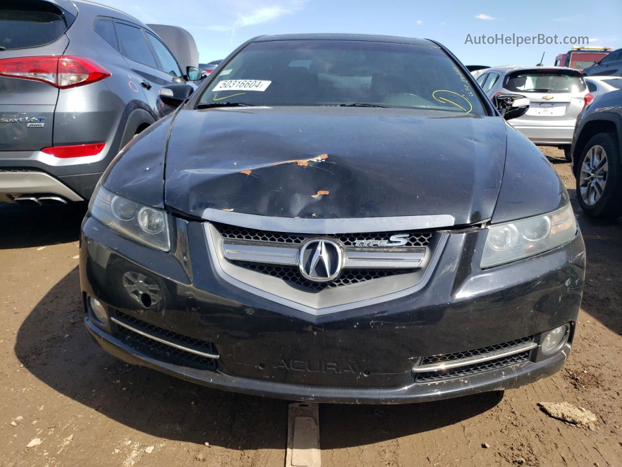 2008 Acura Tl Type S Black vin: 19UUA76538A027730