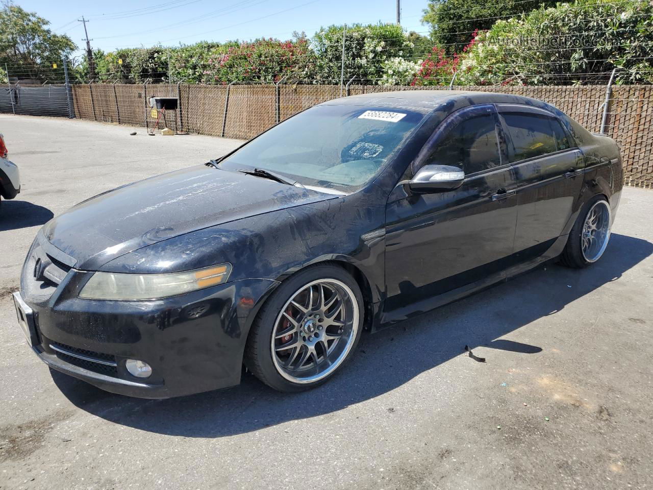 2008 Acura Tl Type S Black vin: 19UUA76548A013027