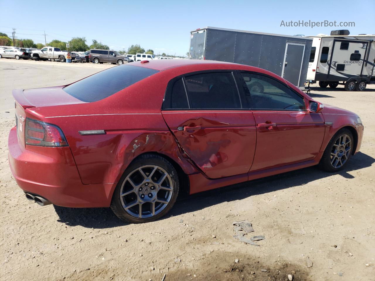 2008 Acura Tl Type S Red vin: 19UUA76548A020981