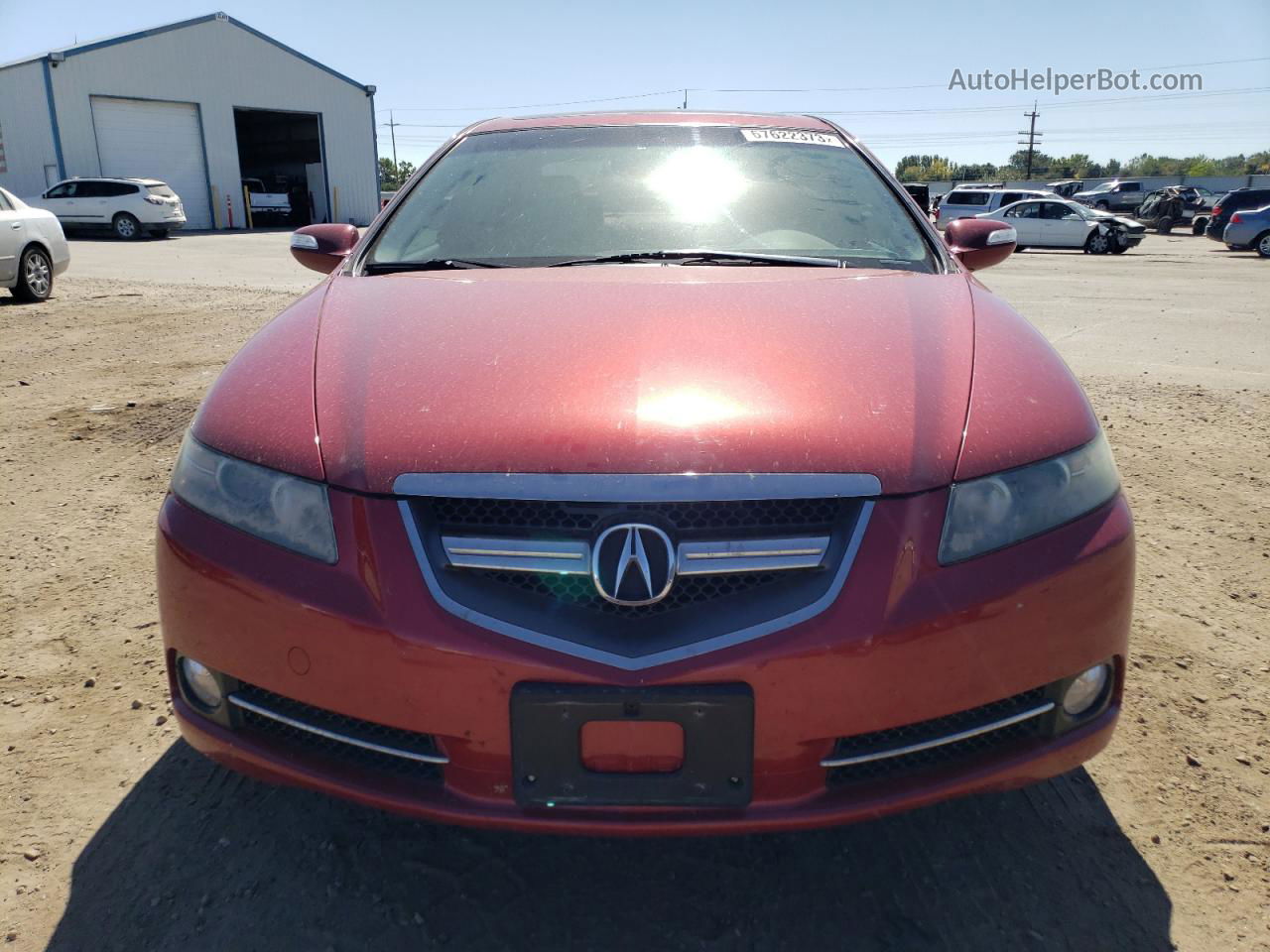 2008 Acura Tl Type S Red vin: 19UUA76548A020981