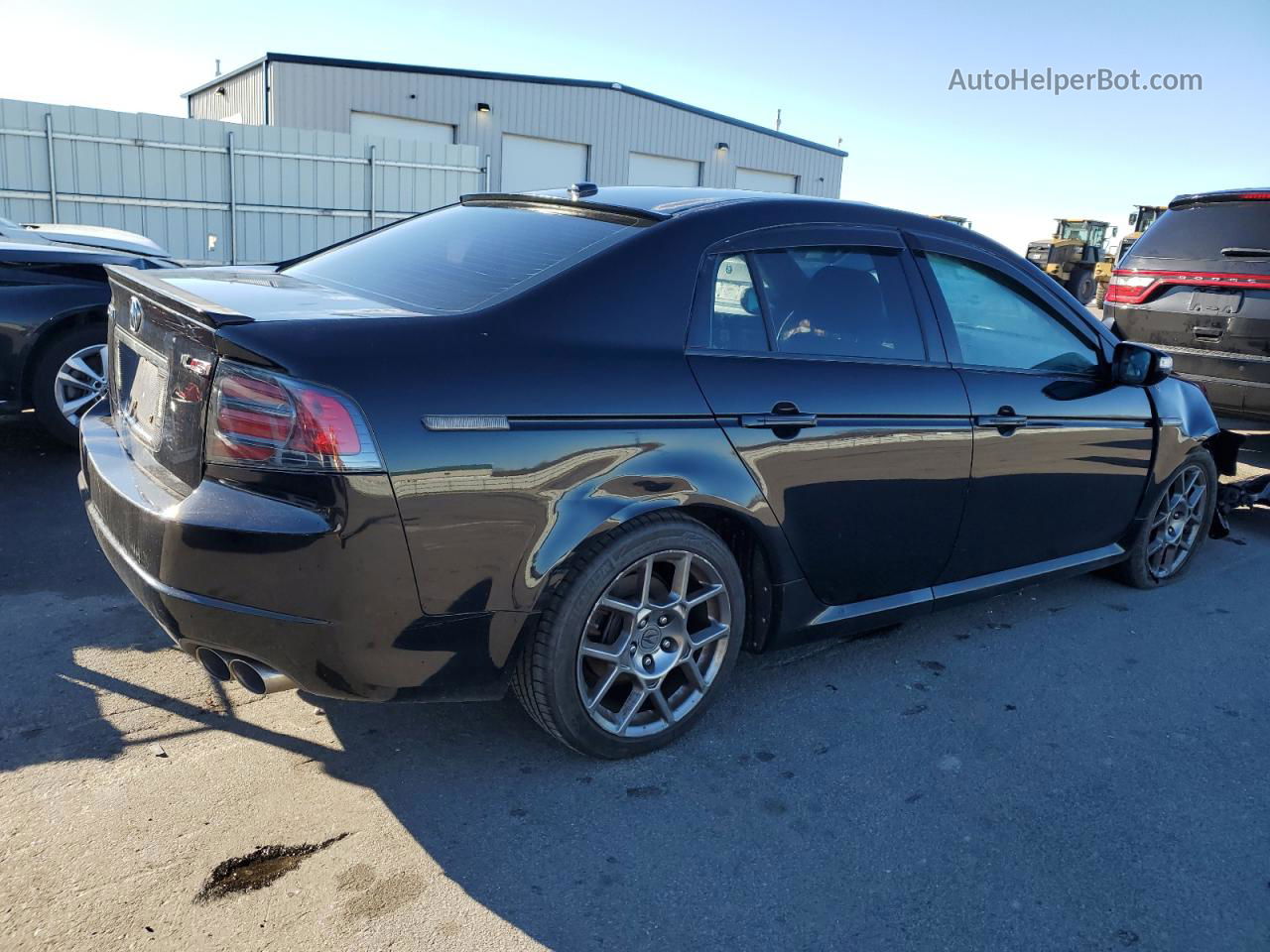 2008 Acura Tl Type S Black vin: 19UUA76558A038275