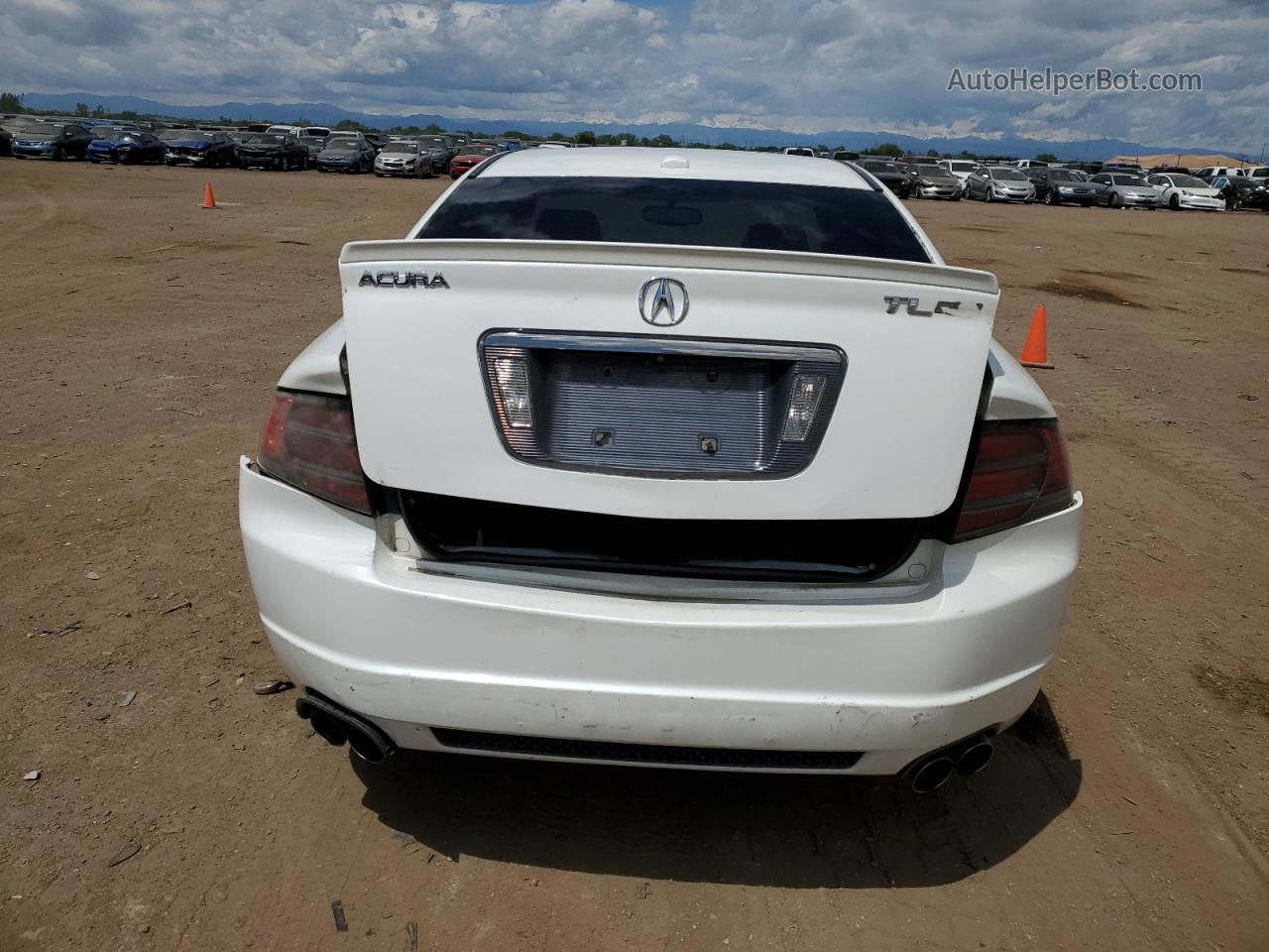 2008 Acura Tl Type S White vin: 19UUA76568A016088